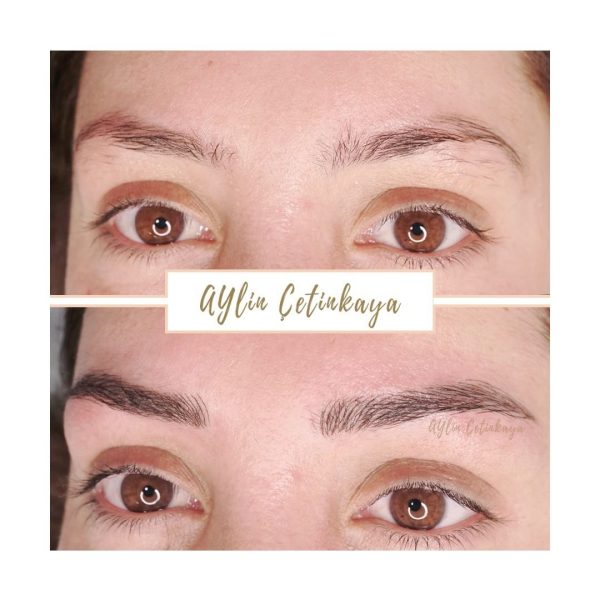 microblading-nedir-3 microblading kaş öncesi sonrası