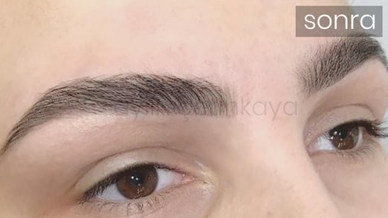 microblading sonrasi